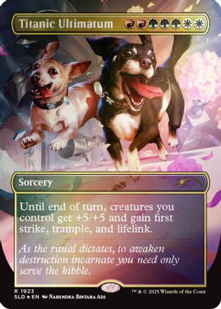 Titanic Ultimatum (1923) (Rainbow Foil) [Secret Lair Drop Series]