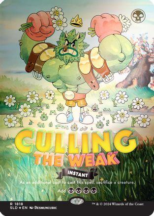 Culling the Weak (Rainbow Foil) [Secret Lair Drop Series]