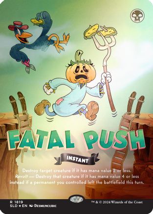 Fatal Push (1819) (Rainbow Foil) [Secret Lair Drop Series]