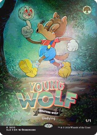 Young Wolf (Rainbow Foil) [Secret Lair Drop Series]
