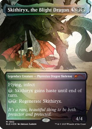 Skithiryx, the Blight Dragon (Rainbow Foil) [Secret Lair Drop Series]