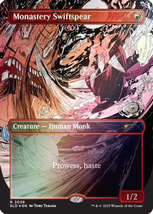 Monastery Swiftspear (2038) (Rainbow Foil) [Secret Lair Drop Series]
