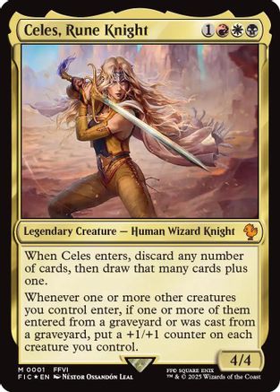 Celes, Rune Knight (0001) [FINAL FANTASY Commander]
