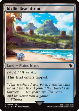 Idyllic Beachfront [FINAL FANTASY Commander]