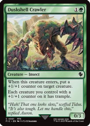 Duskshell Crawler [FINAL FANTASY Commander]