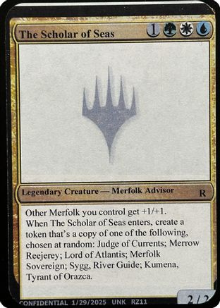 The Scholar of Seas [Unknown Event]