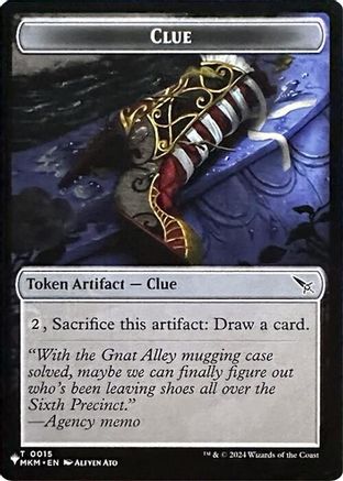 Clue // Copy Double-Sided Token [The List]