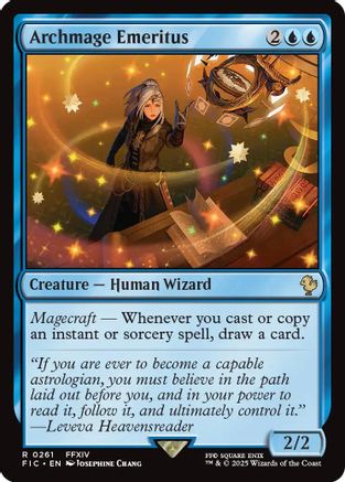 Archmage Emeritus (Surge Foil) [FINAL FANTASY Commander]
