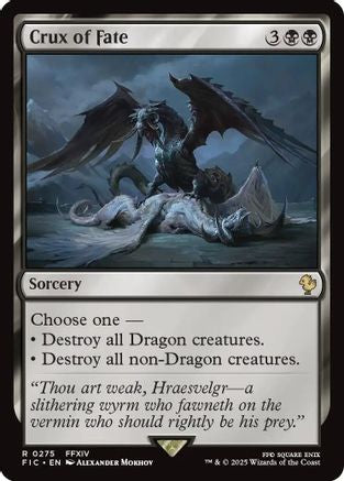 Crux of Fate (Surge Foil) [FINAL FANTASY Commander]