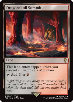 Dragonskull Summit (Surge Foil) [FINAL FANTASY Commander]