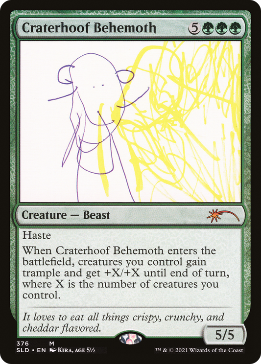 Craterhoof Behemoth (376) [Secret Lair Drop Series]