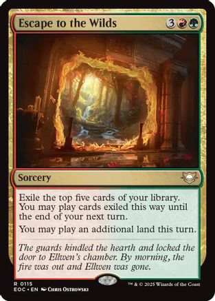 Escape to the Wilds [Edge of Eternities Commander]