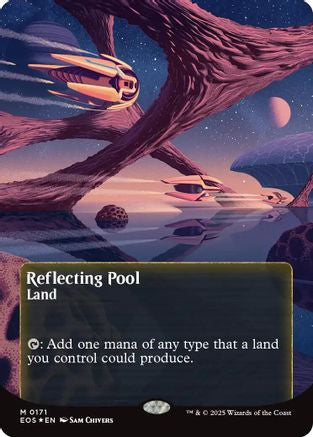 Reflecting Pool (0171) (Borderless) (Galaxy Foil) [Edge of Eternities: Stellar Sights]