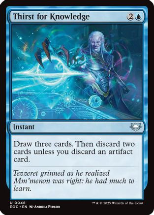Thirst for Knowledge [Edge of Eternities Commander]