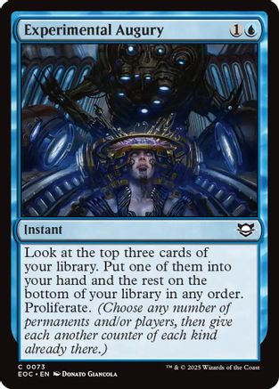 Experimental Augury [Edge of Eternities Commander]