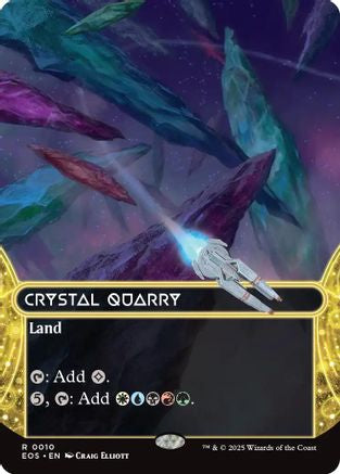 Crystal Quarry (0010) (Borderless) [Edge of Eternities: Stellar Sights]