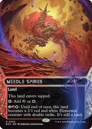 Needle Spires (0030) (Borderless) [Edge of Eternities: Stellar Sights]
