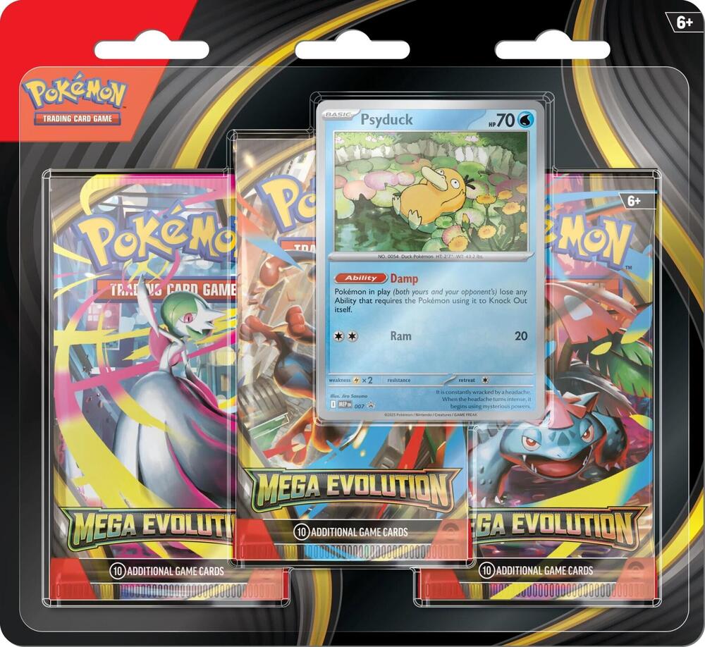 Mega Evolutions: Base Set - 3 Pack Blister