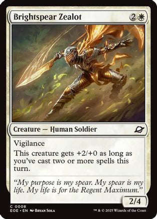 Brightspear Zealot [Edge of Eternities]