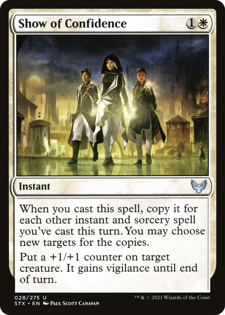 Show of Confidence [Strixhaven: School of Mages]