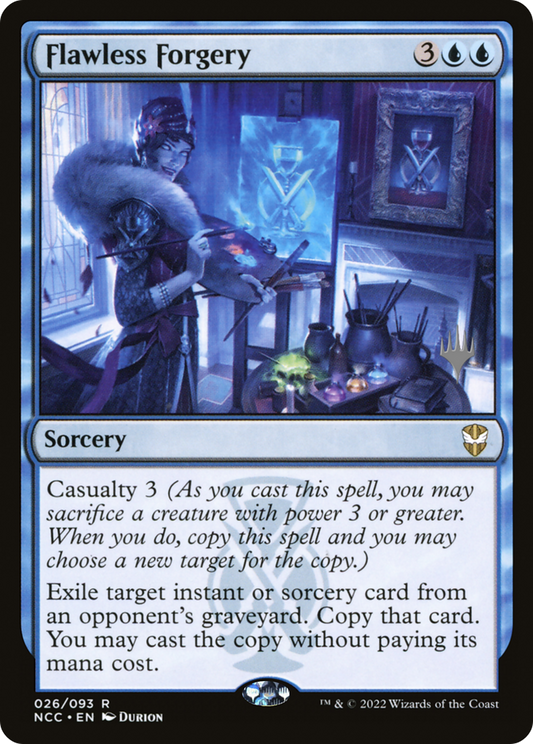 Flawless Forgery (Promo Pack) [Streets of New Capenna Commander Promos]