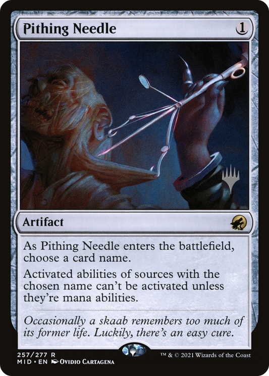 Pithing Needle (Promo Pack) [Innistrad: Midnight Hunt Promos]