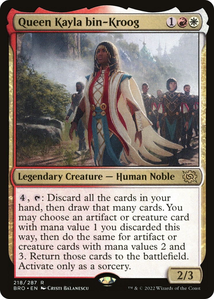 Queen Kayla bin-Kroog [The Brothers' War]