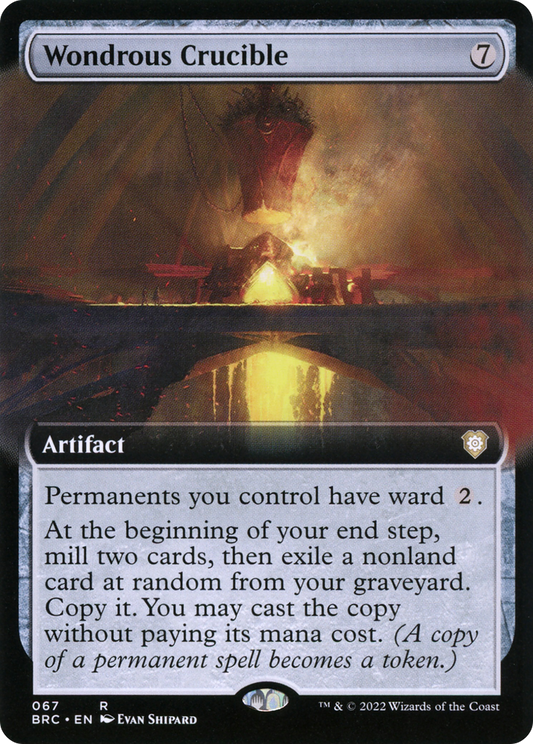 Wondrous Crucible (Extended Art) [The Brothers' War Commander]