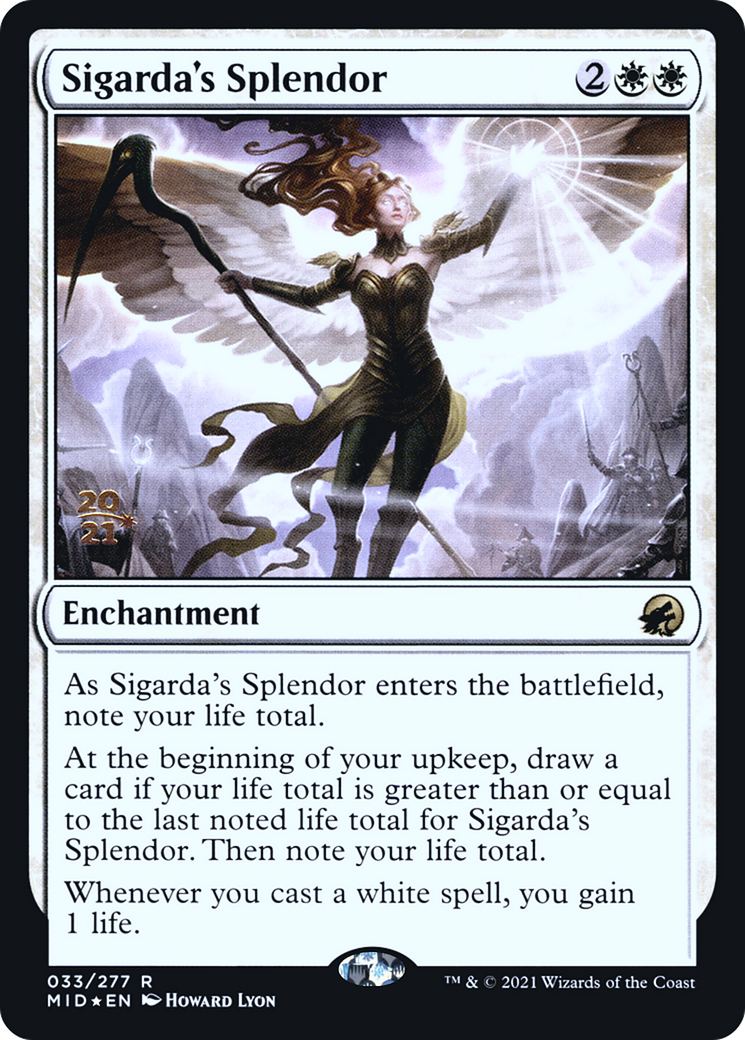 Sigarda's Splendor [Innistrad: Midnight Hunt Prerelease Promos]