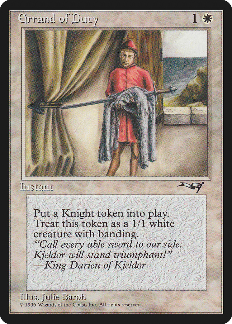 Errand of Duty (Horse) [Alliances]