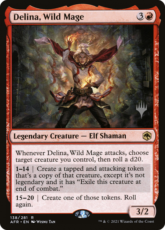 Delina, Wild Mage (Promo Pack) [Dungeons & Dragons: Adventures in the Forgotten Realms Promos]