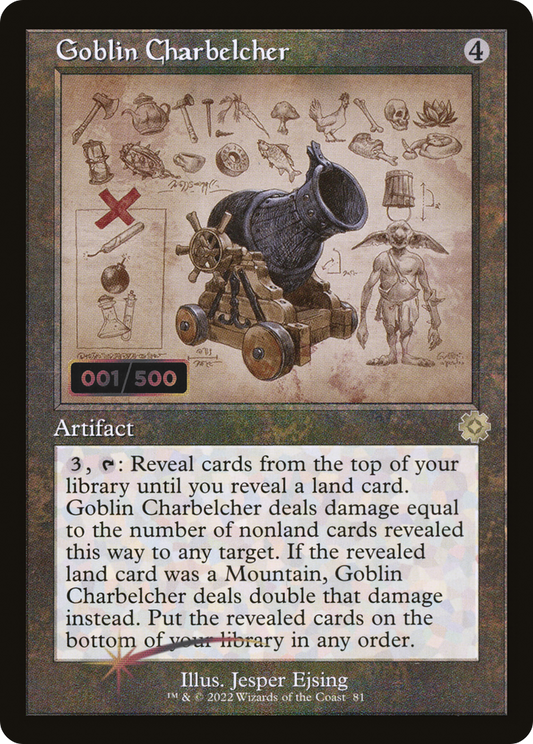Goblin Charbelcher (Retro Schematic) (Serialized) [The Brothers' War Retro Artifacts]