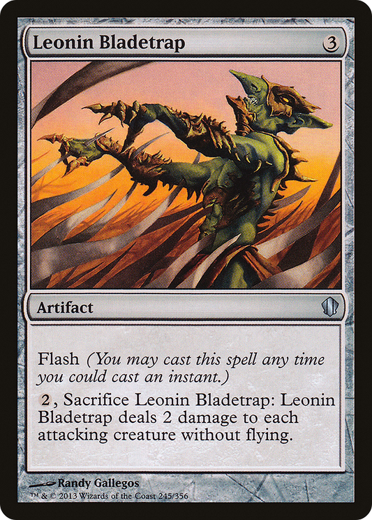Leonin Bladetrap [Commander 2013]