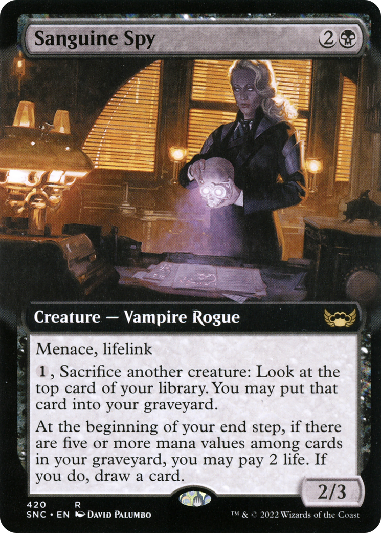 Sanguine Spy (Extended Art) [Streets of New Capenna]