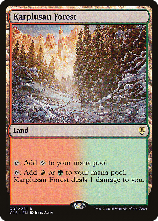 Karplusan Forest [Commander 2016]