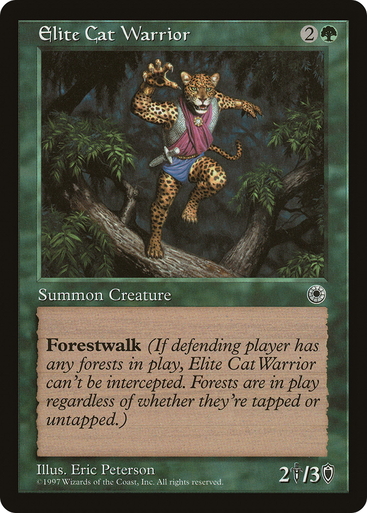 Elite Cat Warrior (No Flavor Text) [Portal]