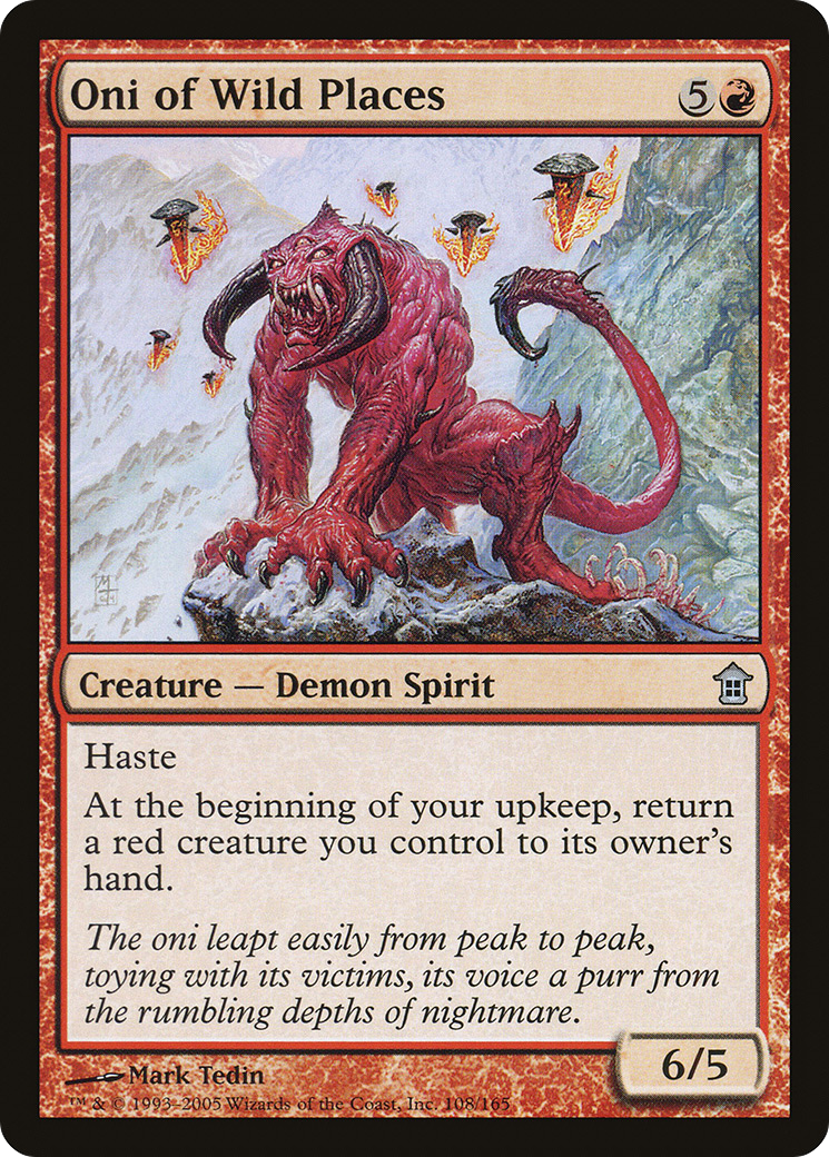 Oni of Wild Places [Saviors of Kamigawa]