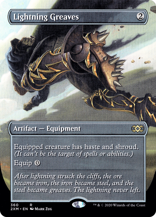 Lightning Greaves (Toppers) [Double Masters]