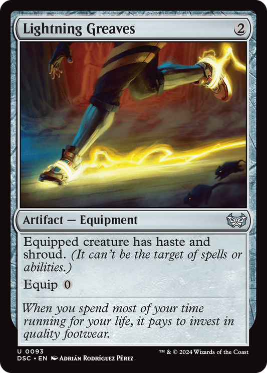 Lightning Greaves [Duskmourn: House of Horror Commander]