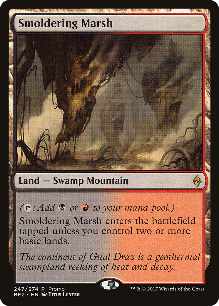 Smoldering Marsh (Promo) [Standard Showdown Promos]