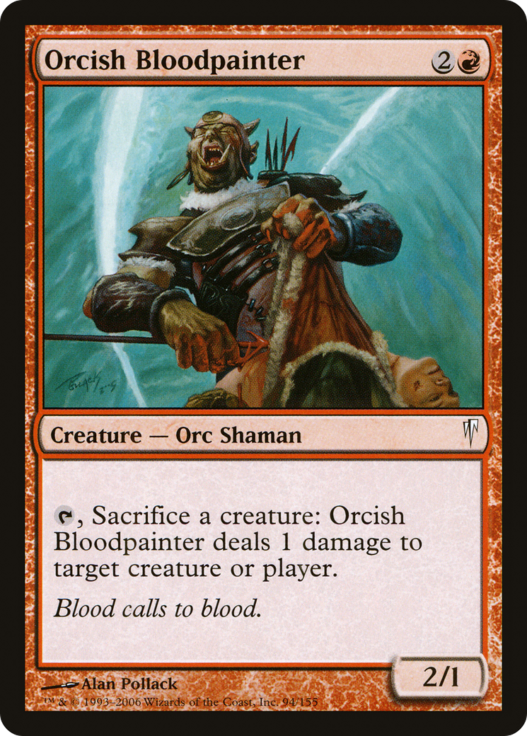 Orcish Bloodpainter [Coldsnap]