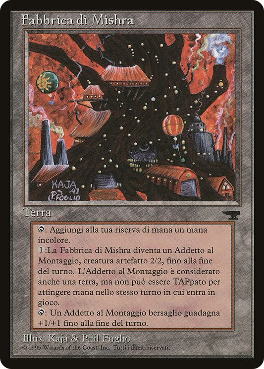 Mishra's Factory (Italian) - "Fabbrica di Mishra" [Rinascimento]