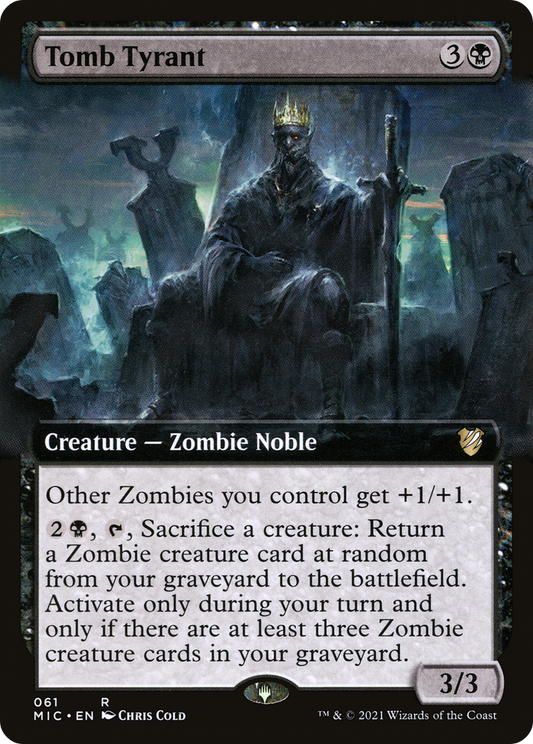Tomb Tyrant (Extended Art) [Innistrad: Midnight Hunt Commander]