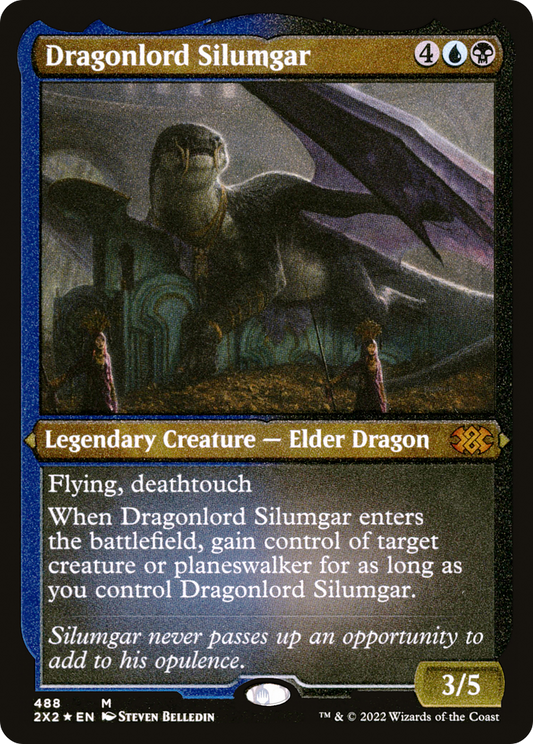 Dragonlord Silumgar (Foil Etched) [Double Masters 2022]