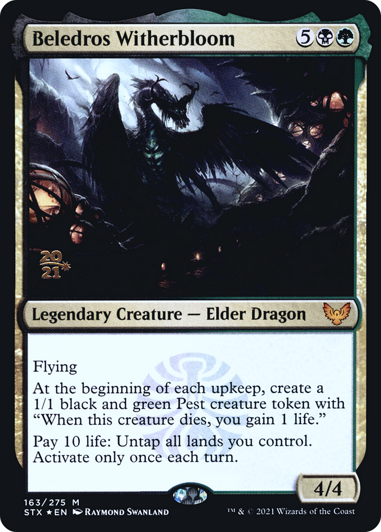 Beledros Witherbloom [Strixhaven: School of Mages Prerelease Promos]