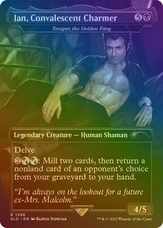 Ian, Convalescent Charmer - Tasigur, the Golden Fang (Rainbow Foil) [Secret Lair Drop Series]