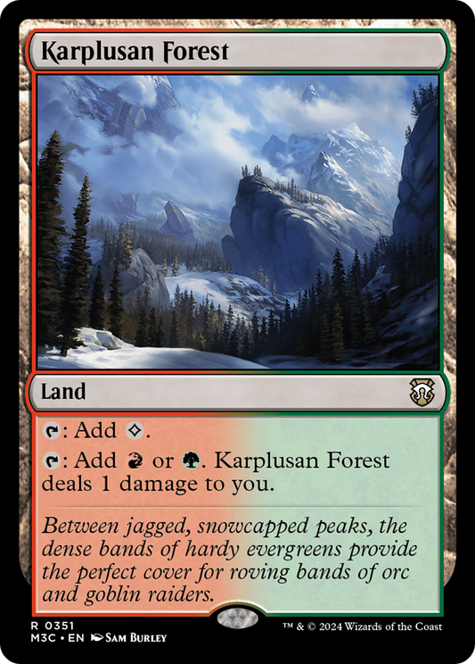 Karplusan Forest [Modern Horizons 3 Commander]