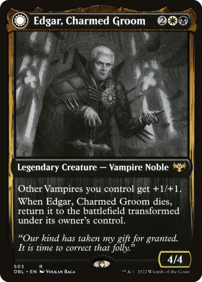 Edgar, Charmed Groom // Edgar Markov's Coffin [Innistrad: Double Feature]