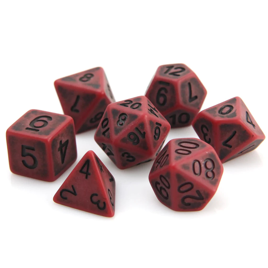 Die Hard Dice 7pc RPG Set - Blood Ancient