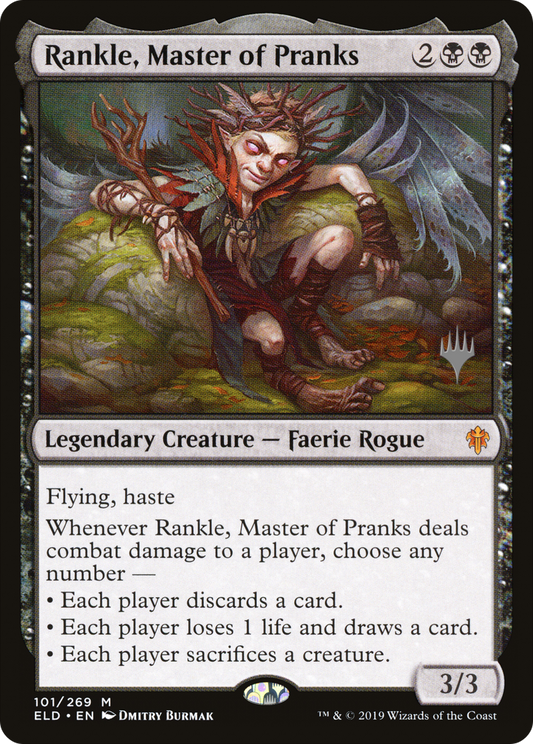 Rankle, Master of Pranks (Promo Pack) [Throne of Eldraine Promos]
